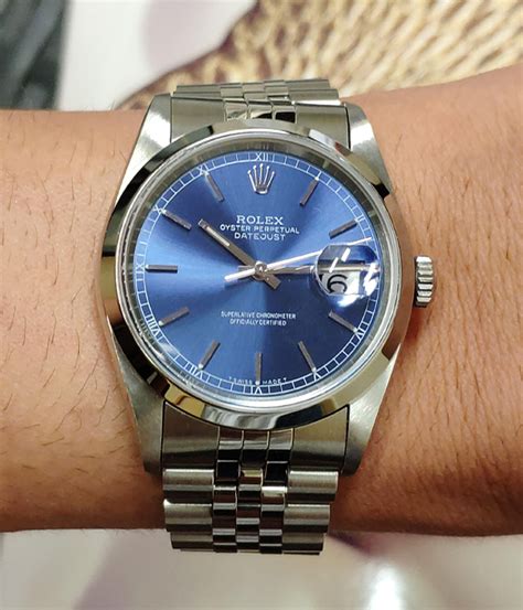 quadrante blu per rolex datejust 36mm|Rolex Datejust 36 126234 Datejust quadrante blu .